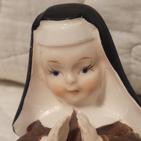 Other Vintage Nun Statue Rosary Holder Poshmark